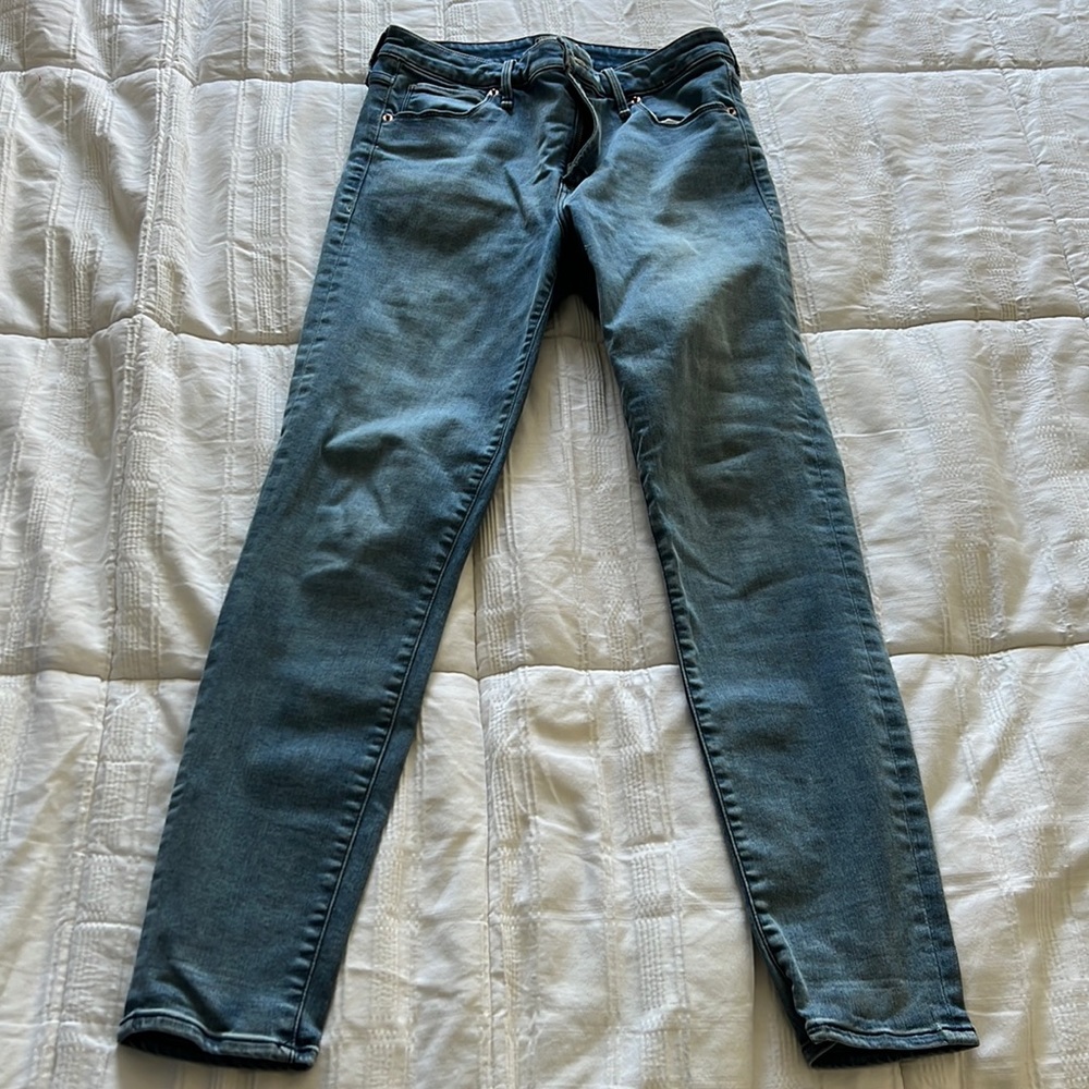A&F Simone high rise super skinny